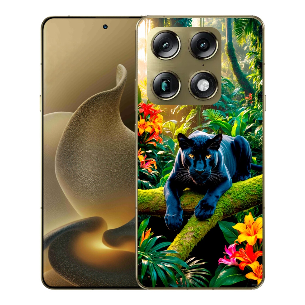 mmCase gélhuzat a Motorola Signature-hez – fekete párduc a dzsungelben