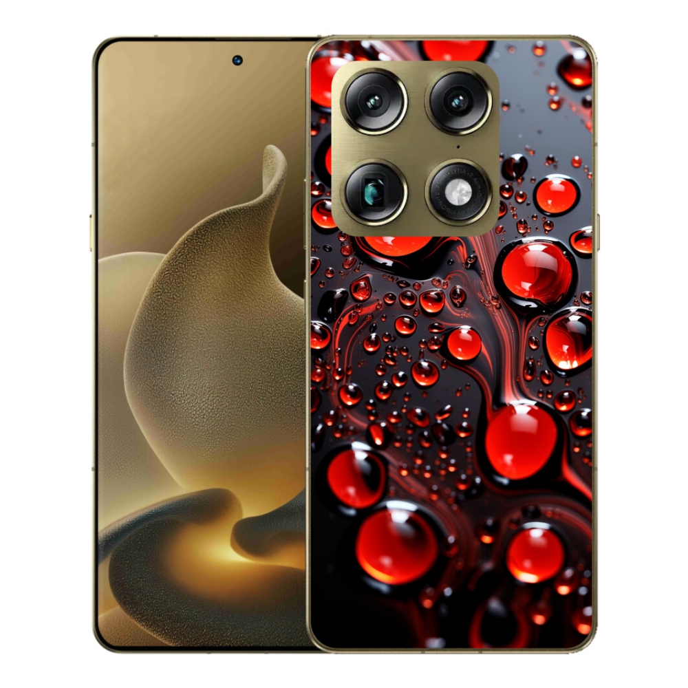 mmCase gél tok a Motorola Signature-hez – piros cseppek 2