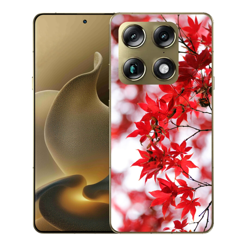 mmCase gélhuzat a Motorola Signature-hez – vörös levelek