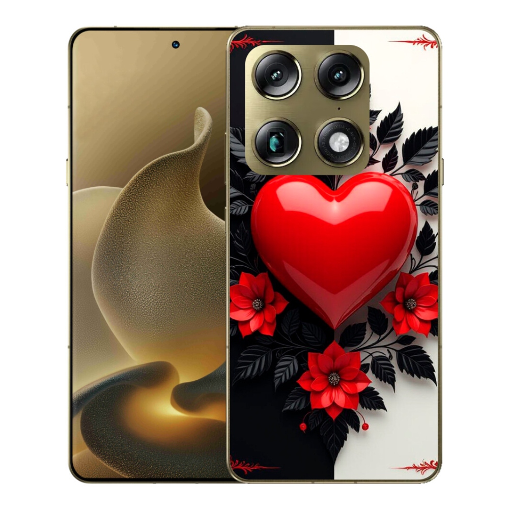 mmCase gél tok a Motorola Signature-hez – piros szív