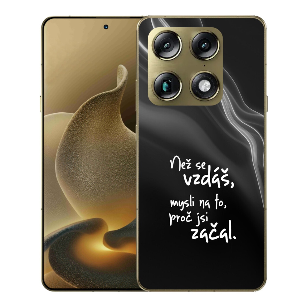 mmCase gél tok a Motorola Signature-hez – idézet 2, fekete háttérrel