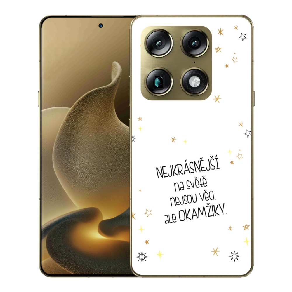 mmCase gél tok a Motorola Signature-hez – idézet 4 fehér háttérrel