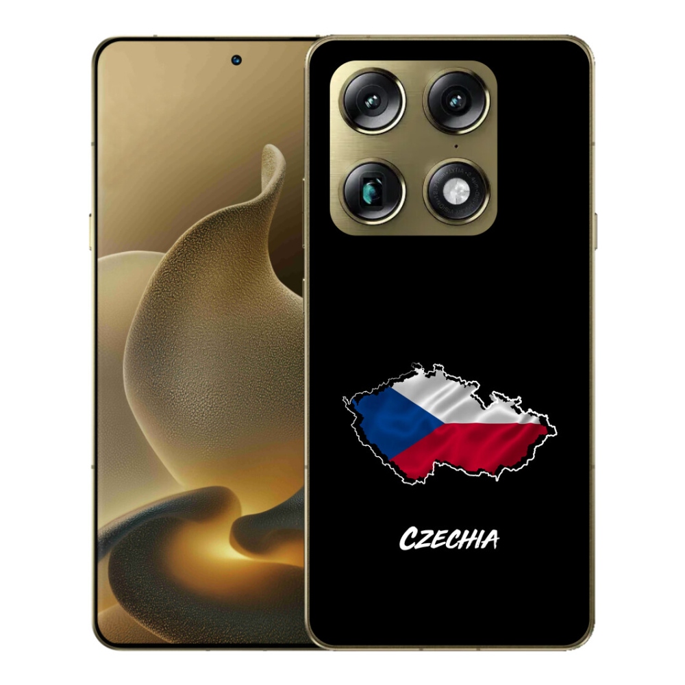 mmCase gélhuzat a Motorola Signature-hez – Czechia, fekete háttér