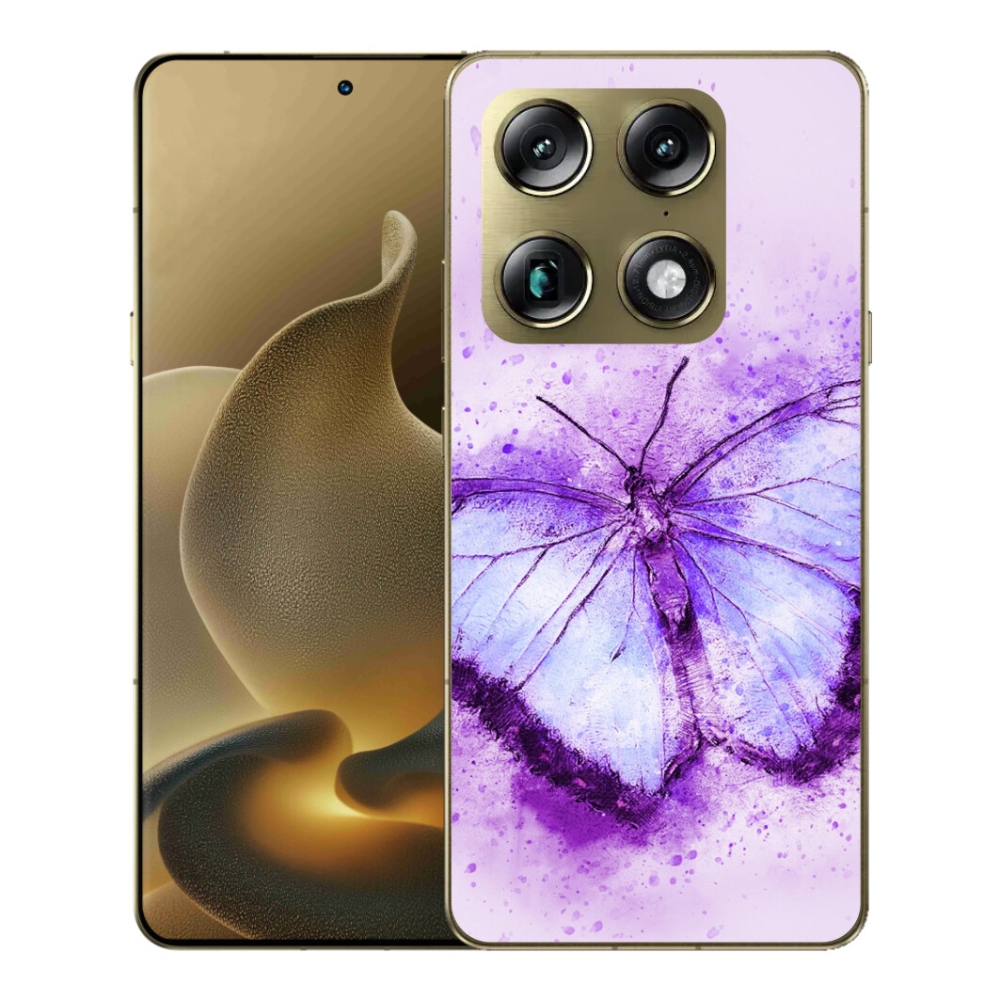 mmCase gél tok a Motorola Signature-hez – lila pillangó