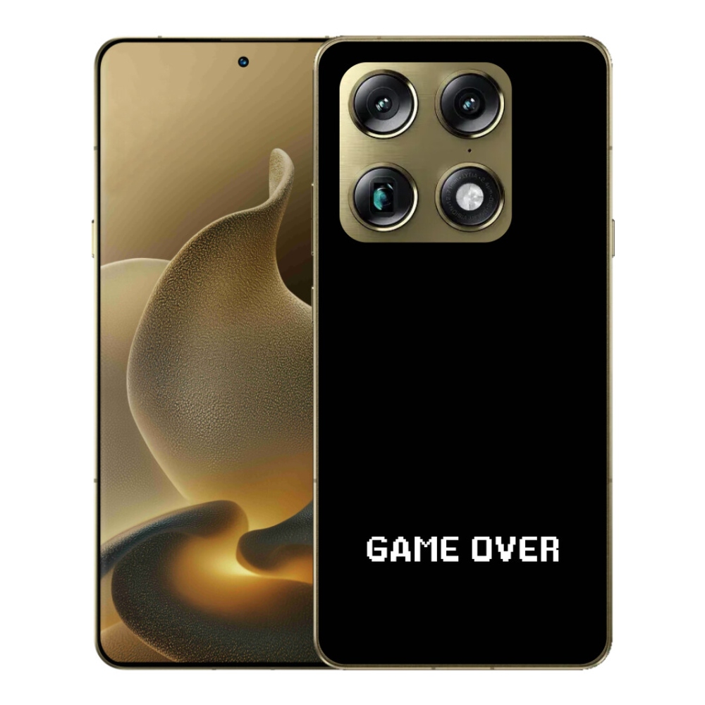 mmCase gél tok a Motorola Signature-hez – „game over” fekete háttérrel