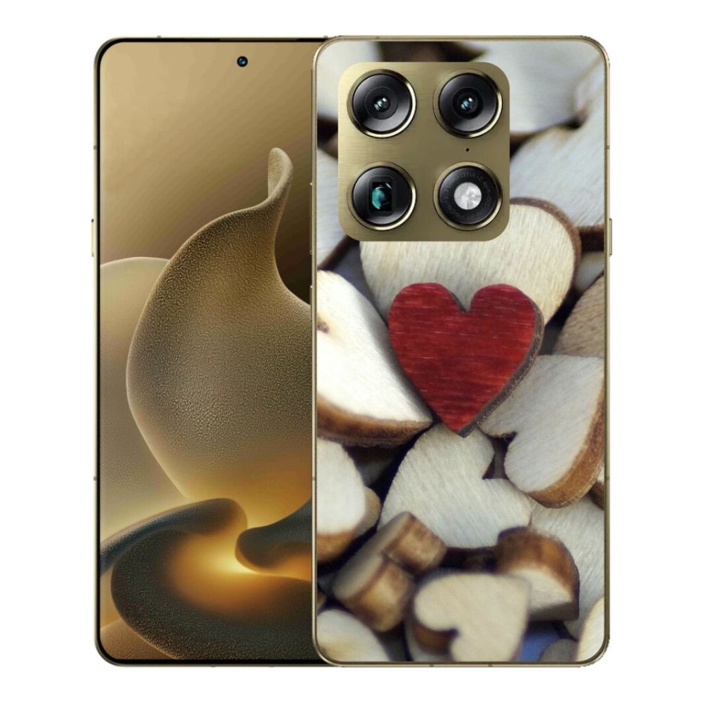 mmCase gél tok a Motorola Signature-hez – gravírozott piros szív 