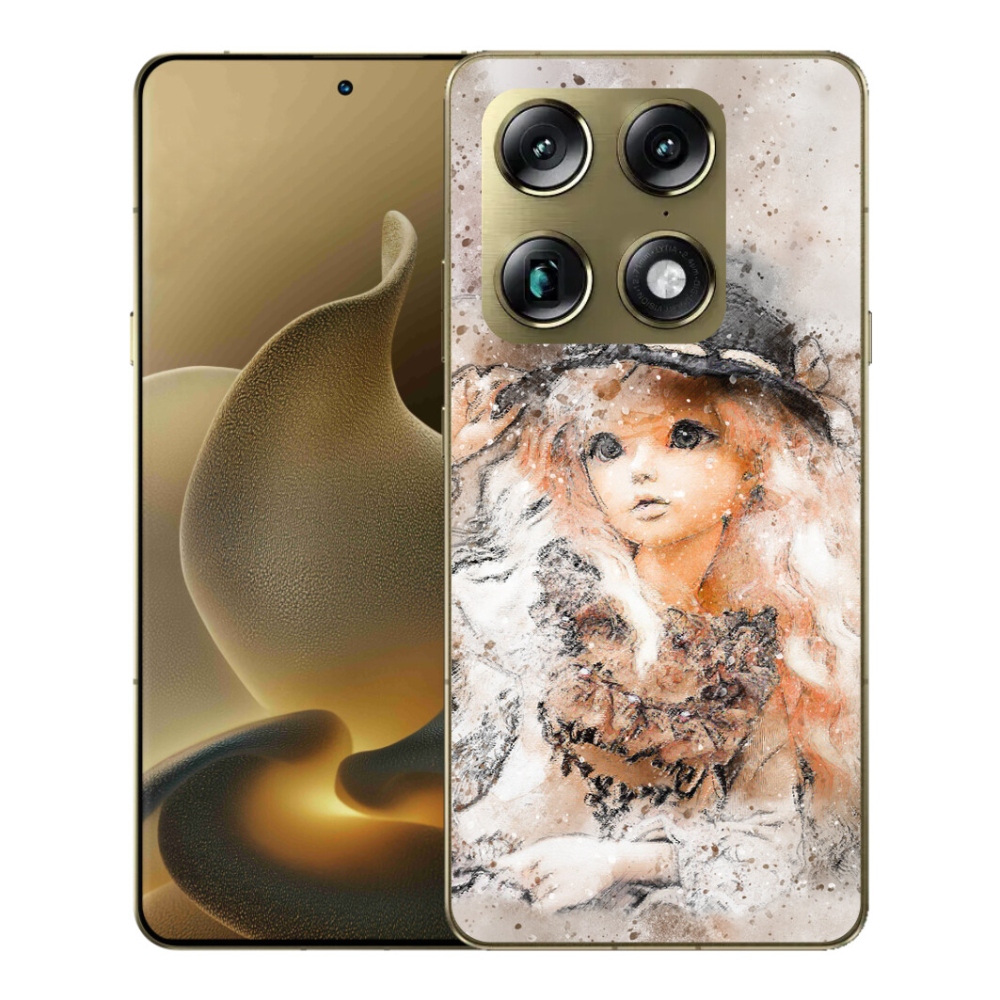 mmCase gél tok a Motorola Signature-hez – kalapos kislány