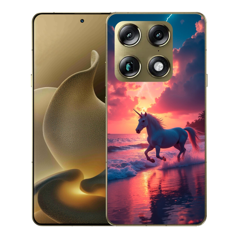 mmCase gél tok a Motorola Signature-hez – egyszarvú a tengerparton