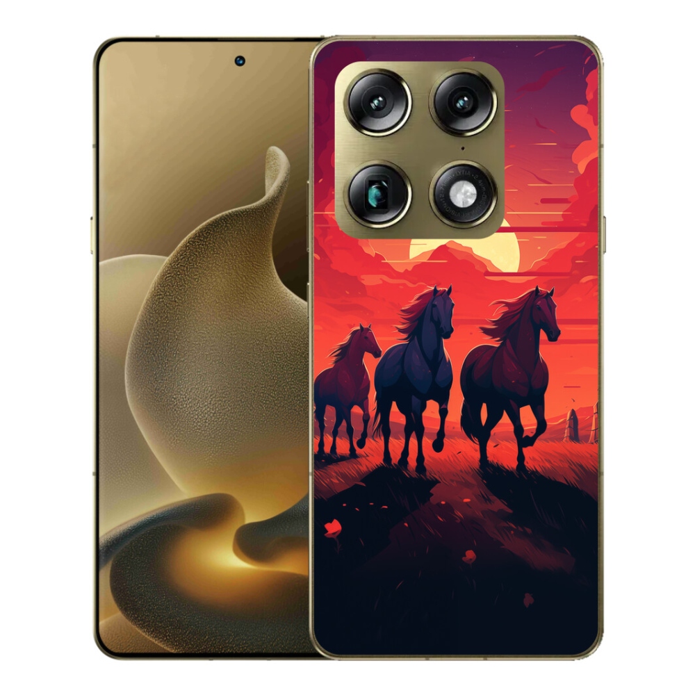 mmCase gél tok a Motorola Signature-hez – lovak és naplemente