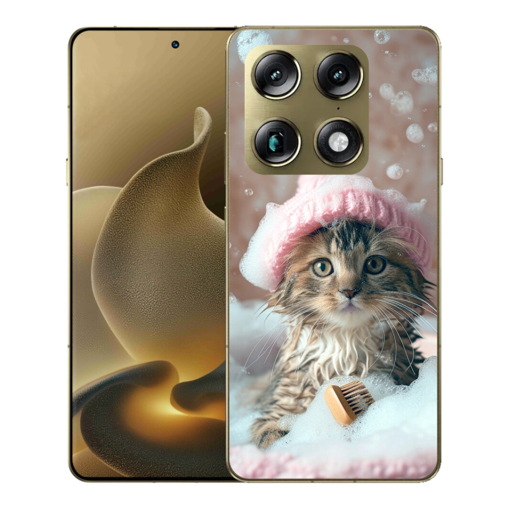 mmCase gél tok a Motorola Signature-hez – cica és fürdő