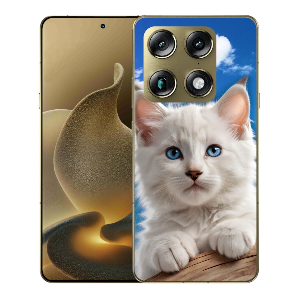 mmCase gél tok a Motorola Signature-hez – cica és felhők