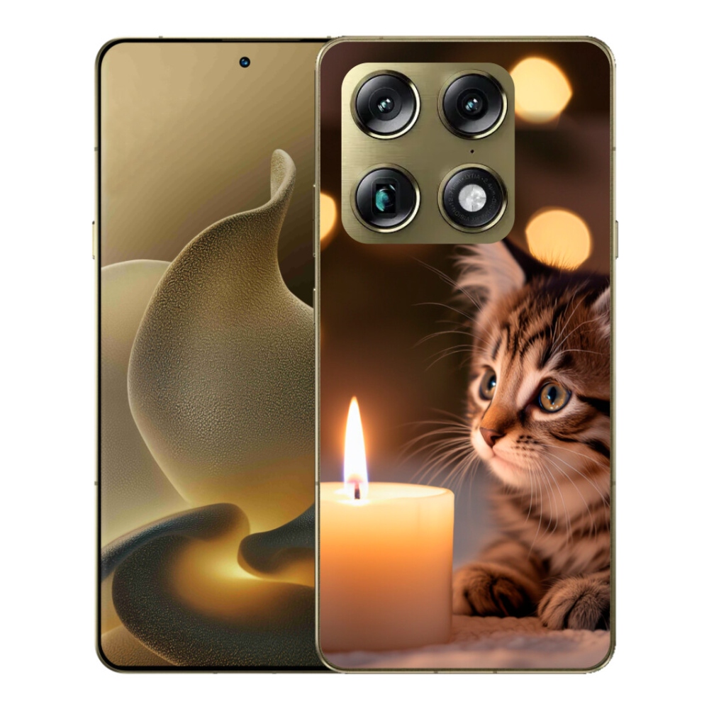 mmCase gél tok a Motorola Signature-hez – cica és gyertya