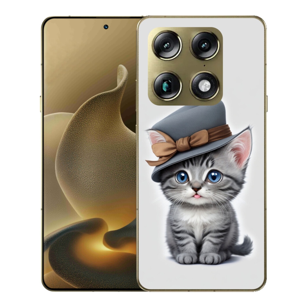 mmCase gél tok a Motorola Signature-hez – kalapos cica