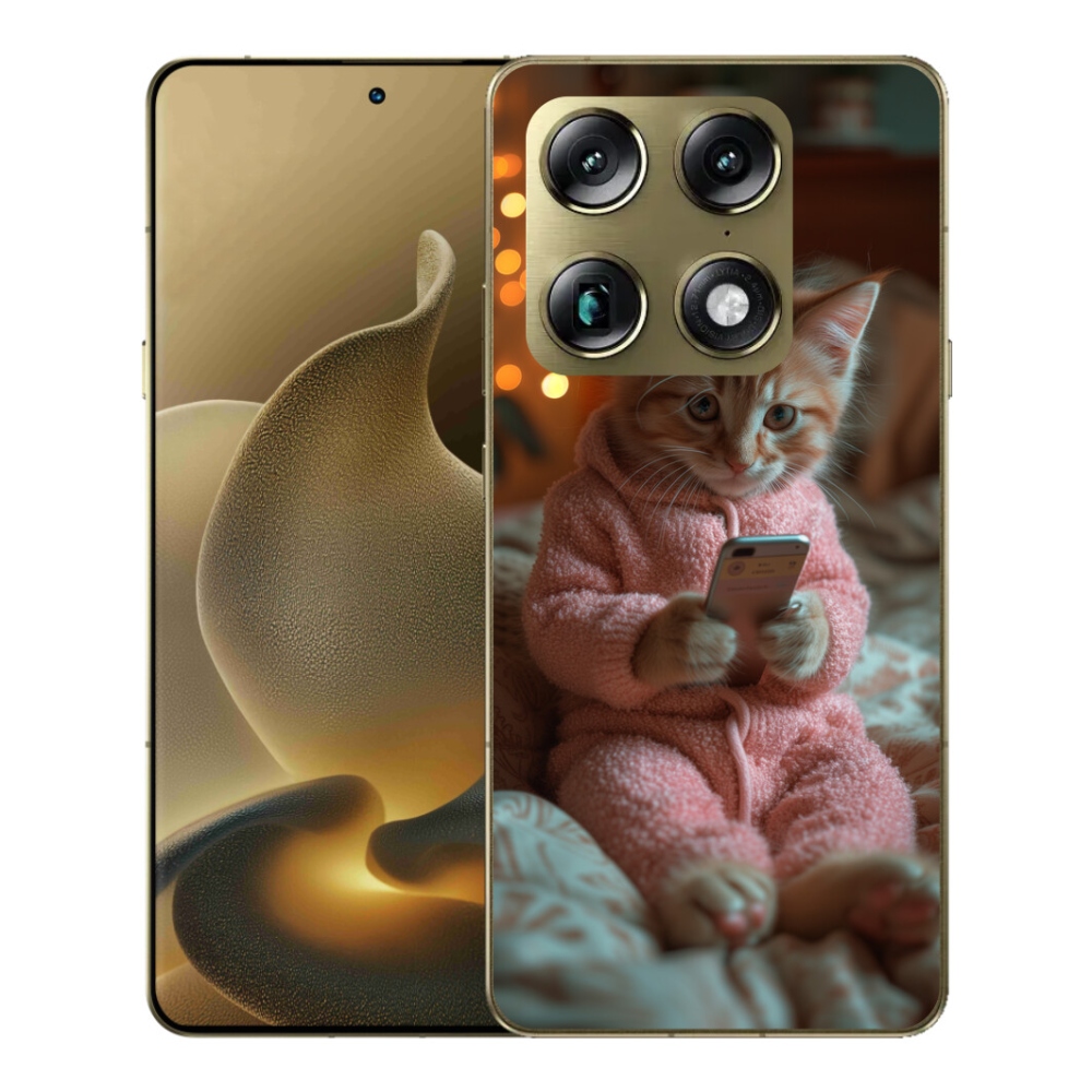 mmCase gél tok a Motorola Signature-hez – cica mobiltelefonnal