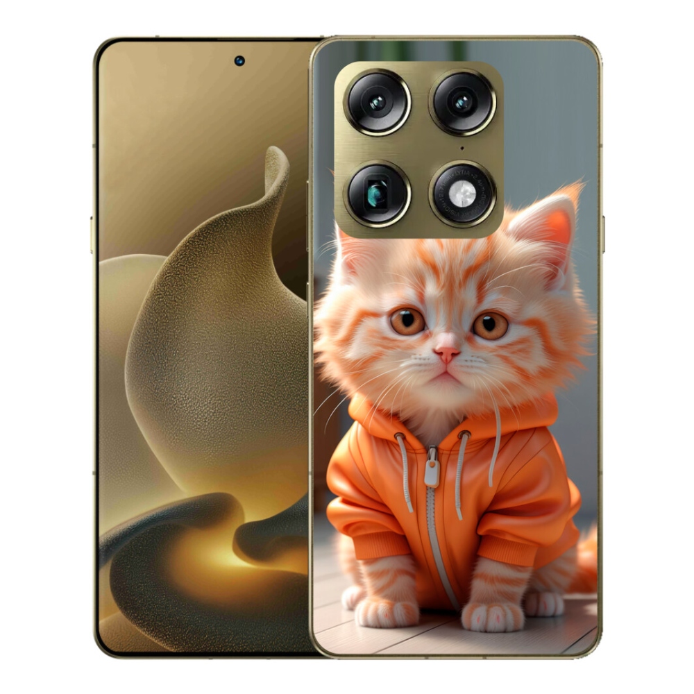 mmCase gél tok a Motorola Signature-hez – pulóveres cica
