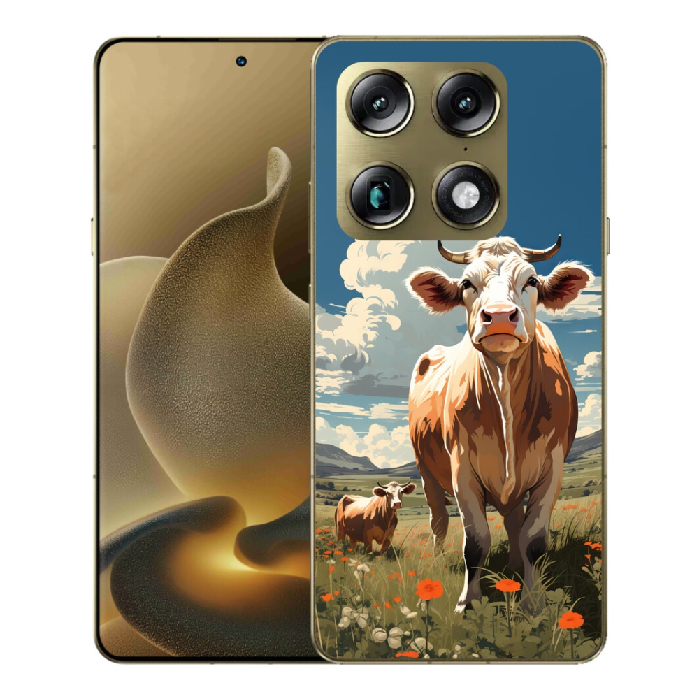 mmCase gél tok a Motorola Signature-hez – tehenek a réten