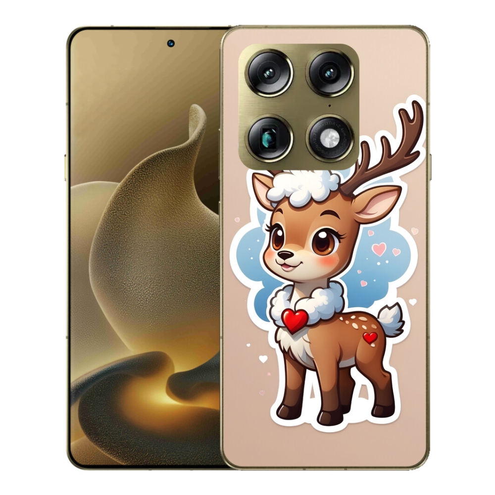 mmCase gél tok a Motorola Signature-hez – rajzolt rénszarvas