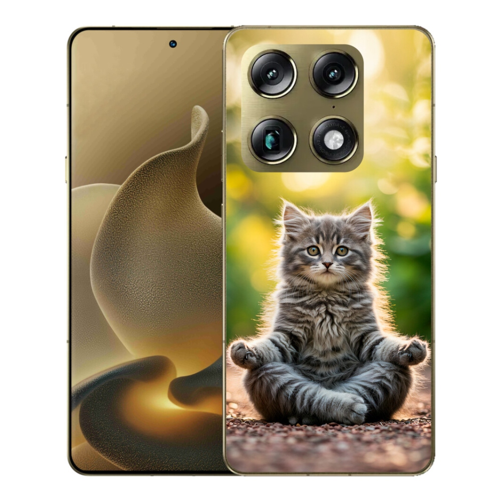 mmCase gélhuzat a Motorola Signature-hez – meditáló cica
