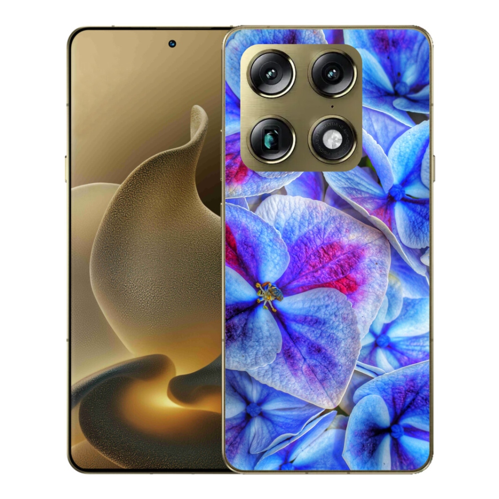 mmCase gél tok a Motorola Signature-hez – kék virágok 1