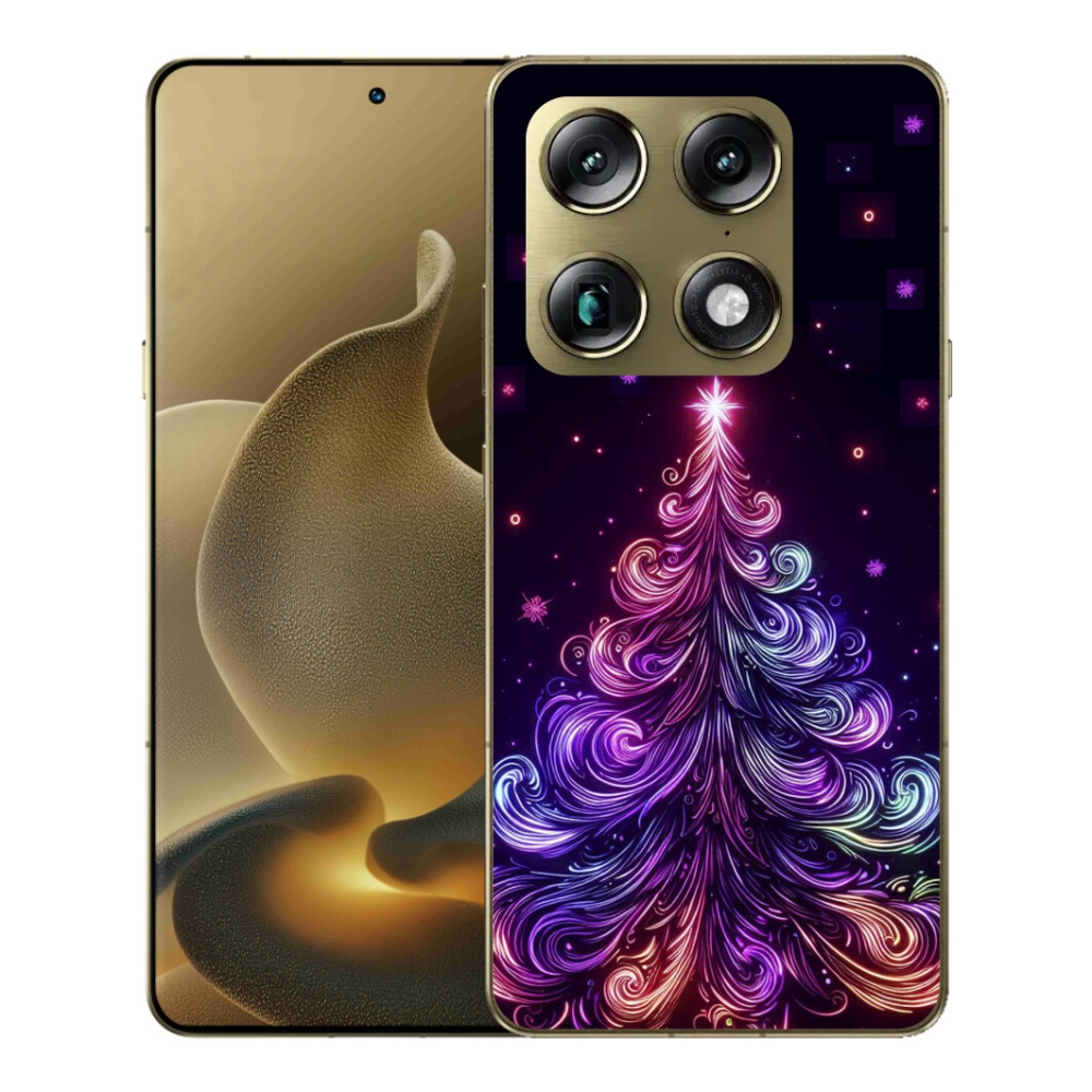 mmCase gél tok a Motorola Signature-hez – neon karácsonyfa 1