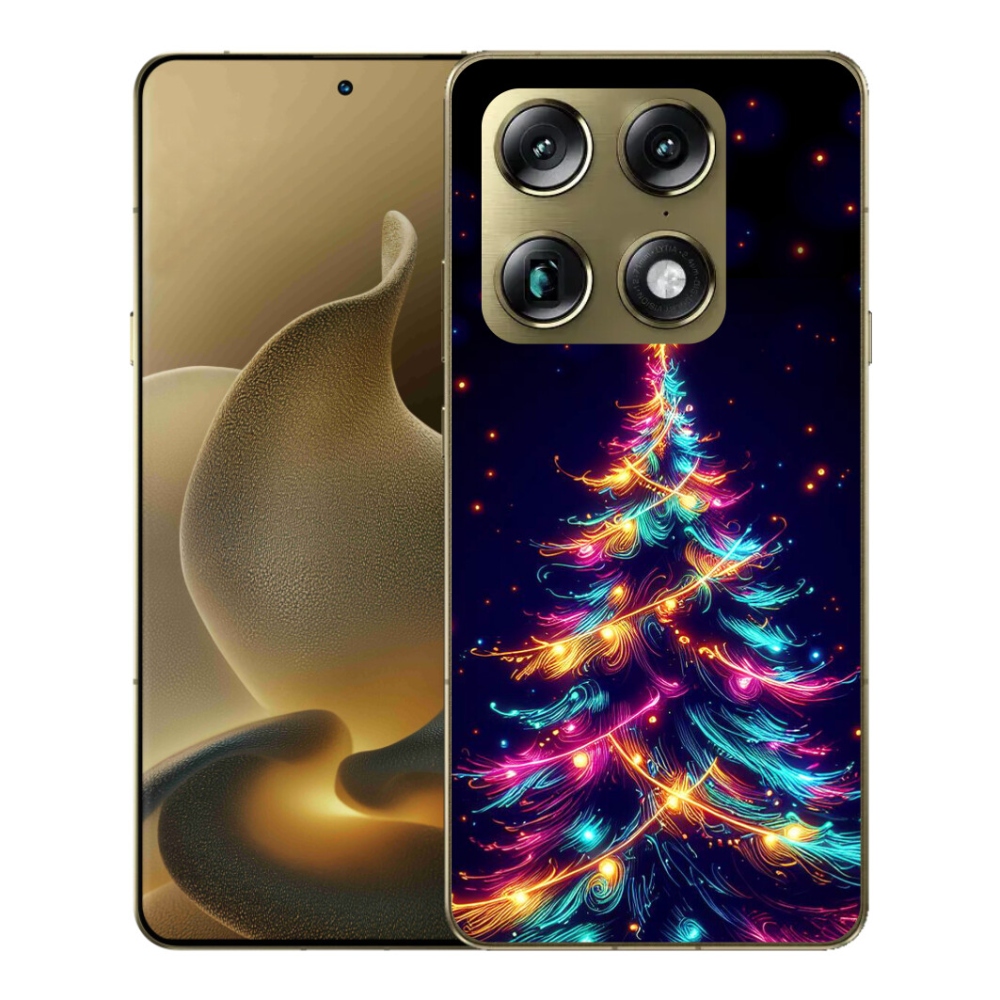 mmCase gél tok a Motorola Signature-hez – neon karácsonyfa