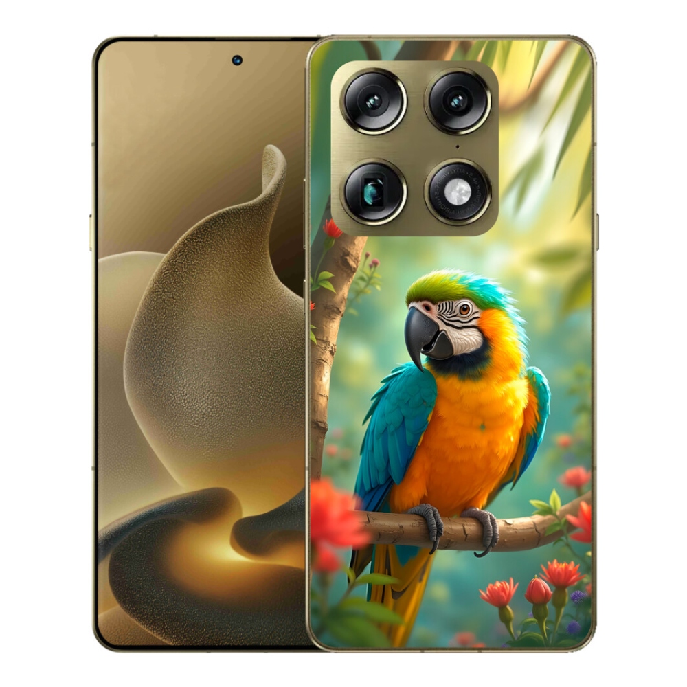 mmCase gél tok a Motorola Signature-hez – kék-sárga ara papagáj