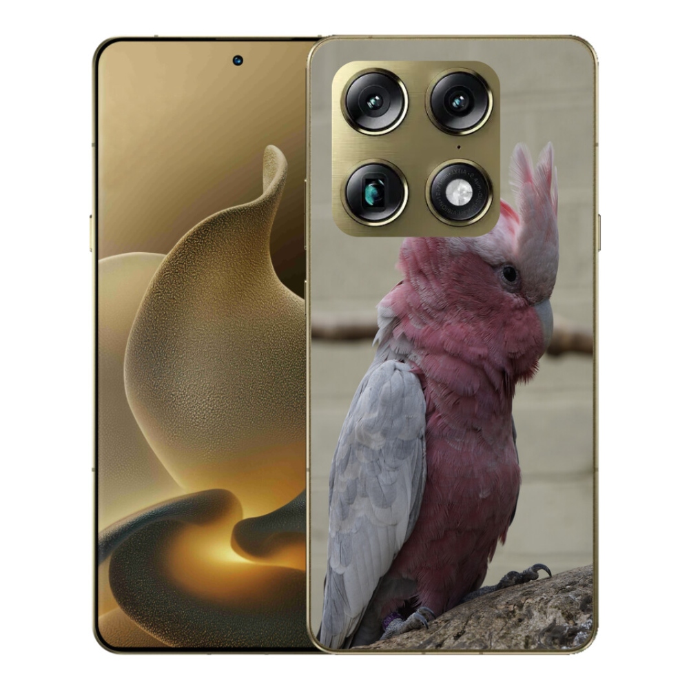 mmCase gél tok a Motorola Signature-hez – rózsaszín kakadu papagáj