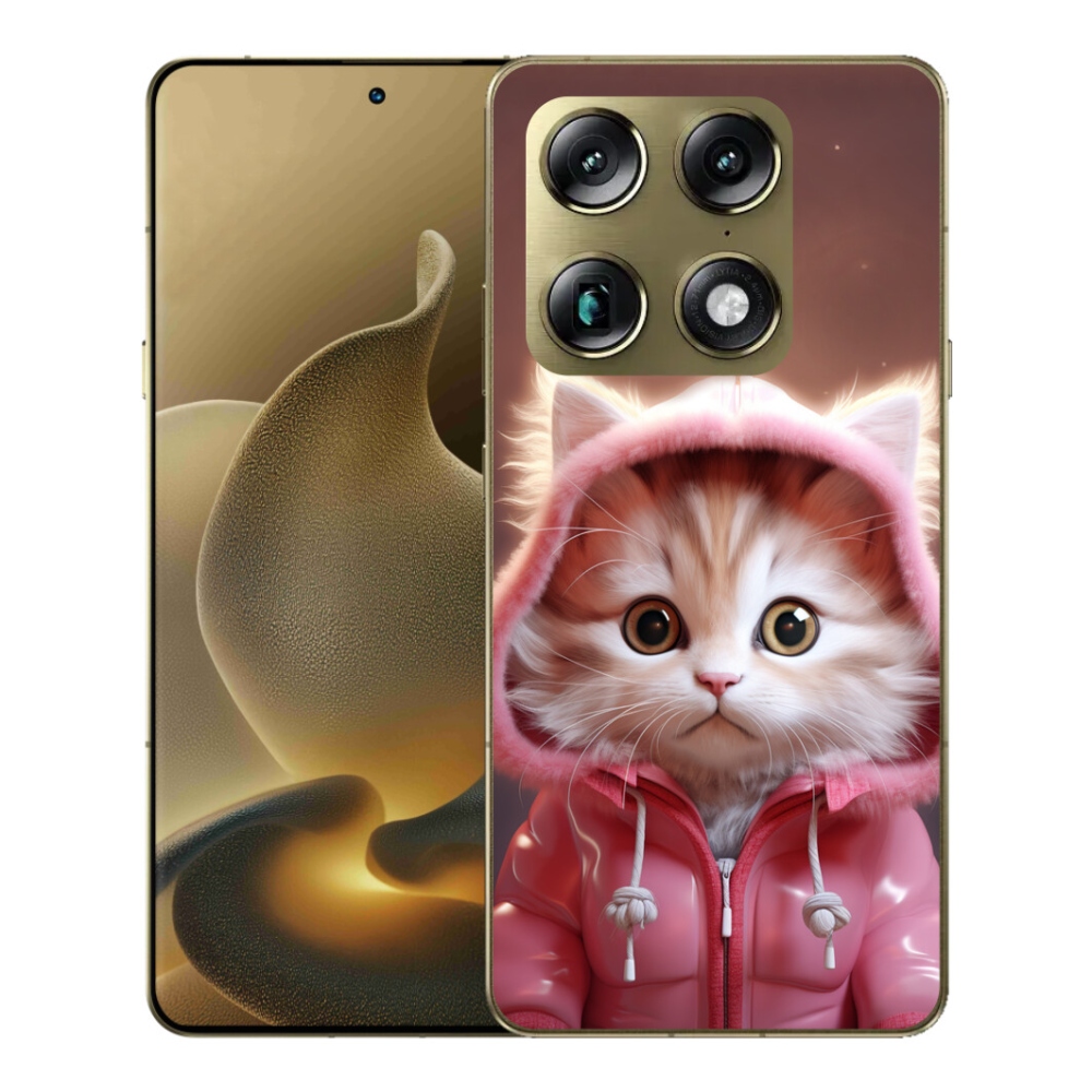 mmCase gél tok a Motorola Signature-hez – aranyos cica 3