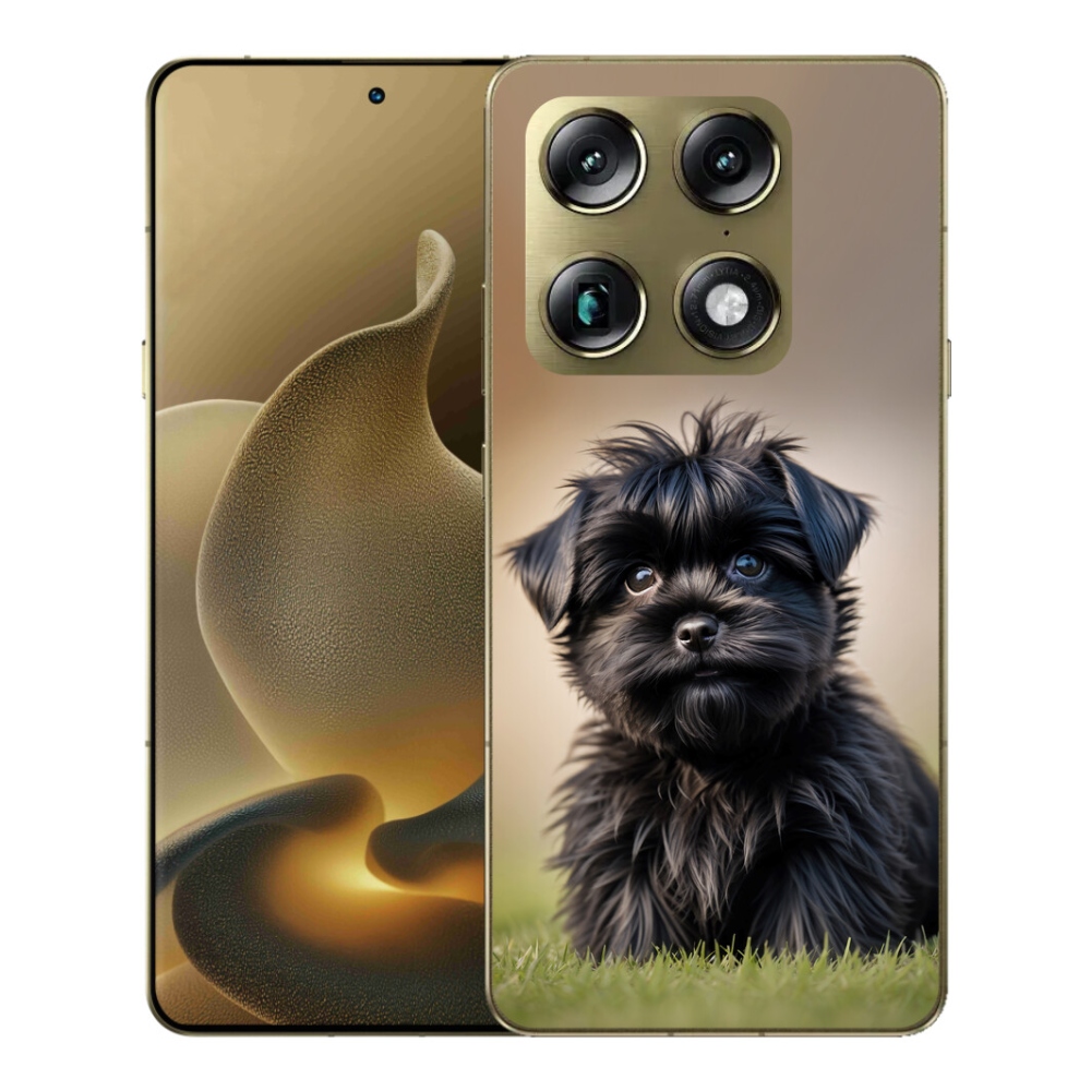 mmCase gél tok a Motorola Signature-hez – aranyos fekete kutyus