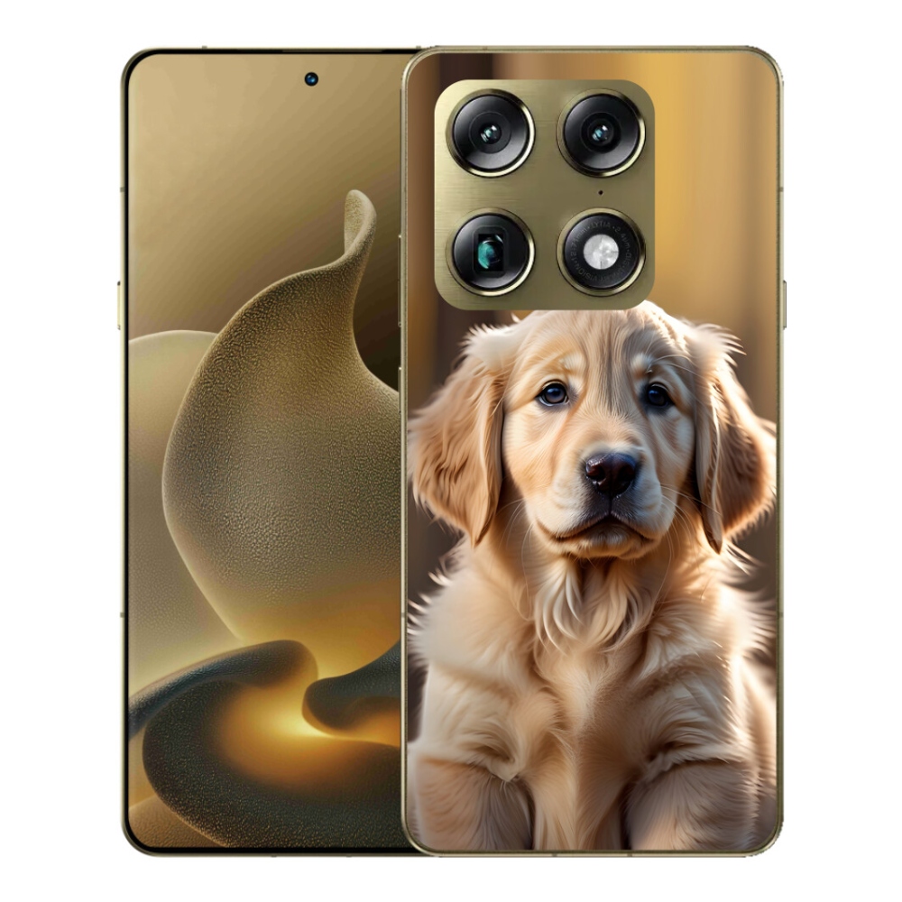 mmCase gél tok a Motorola Signature-hez – aranyos arany retriever