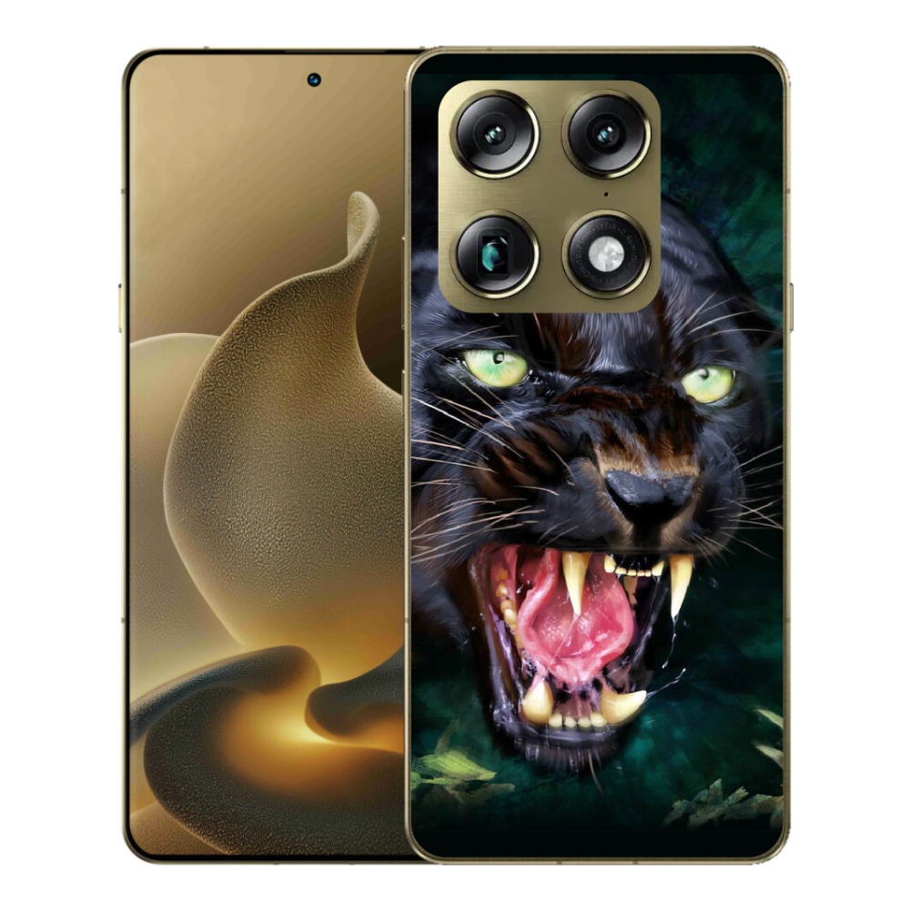 mmCase gél tok a Motorola Signature-hez – dühös fekete párduc