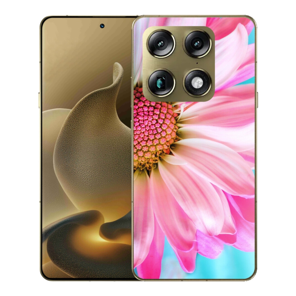 mmCase gél tok a Motorola Signature-hez – rózsaszín virág