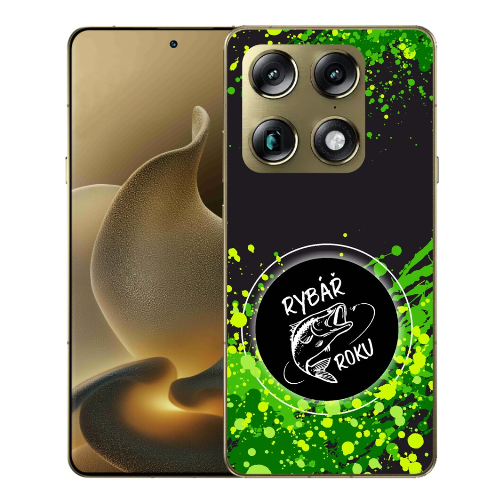 mmCase gél tok a Motorola Signature-hez – Az év horgásza, fekete háttérrel