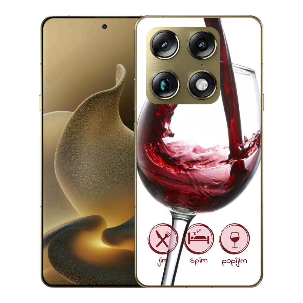 mmCase gél tok a Motorola Signature-hez – vörösboros pohár