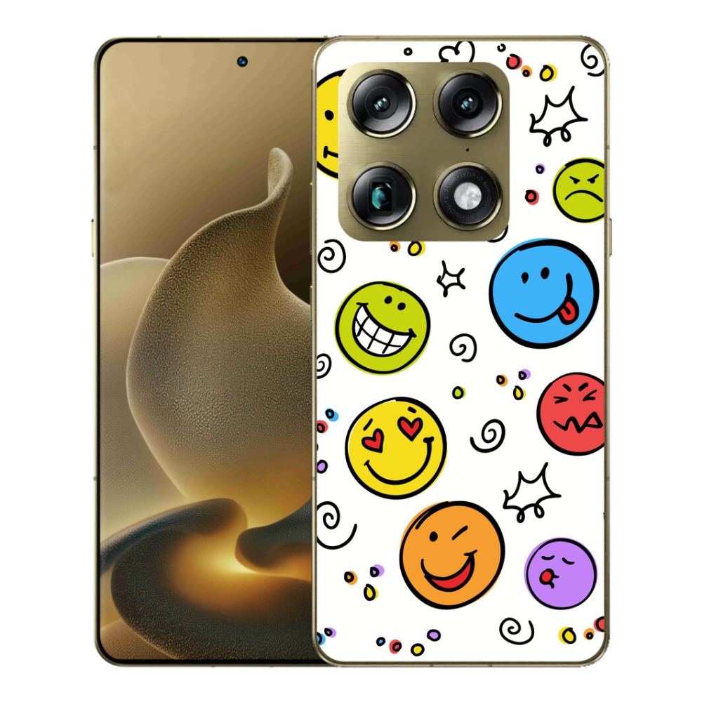 mmCase gél tok a Motorola Signature-hez – mosolygós arcok