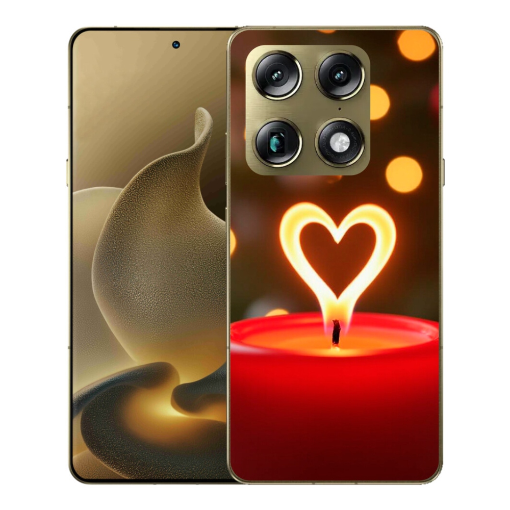 mmCase gél tok a Motorola Signature-hez – lángoló szív