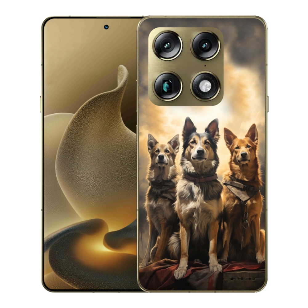mmCase gél tok a Motorola Signature-hez – három kutyus