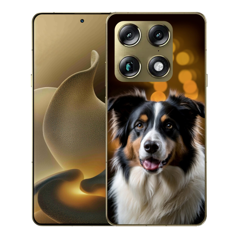 mmCase gél tok a Motorola Signature-hez – mosolygós ausztrál juhászkutya