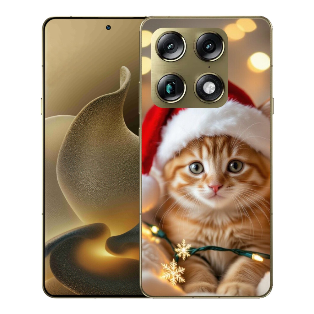 mmCase gél tok a Motorola Signature-hez – karácsonyi cica