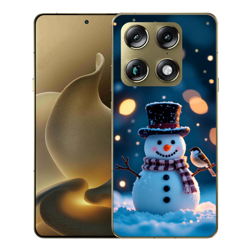 mmCase gél tok a Motorola Signature-hez – karácsonyi hóember