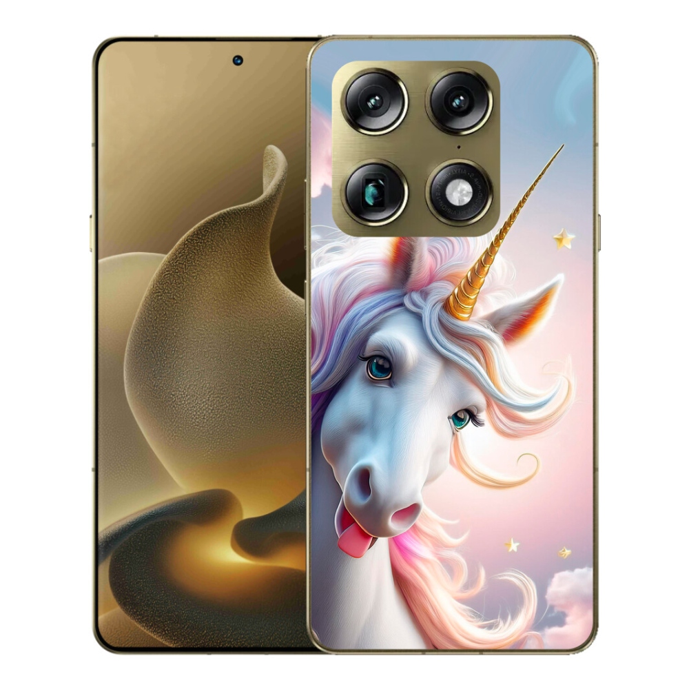 mmCase gél tok a Motorola Signature-hez – vidám egyszarvú