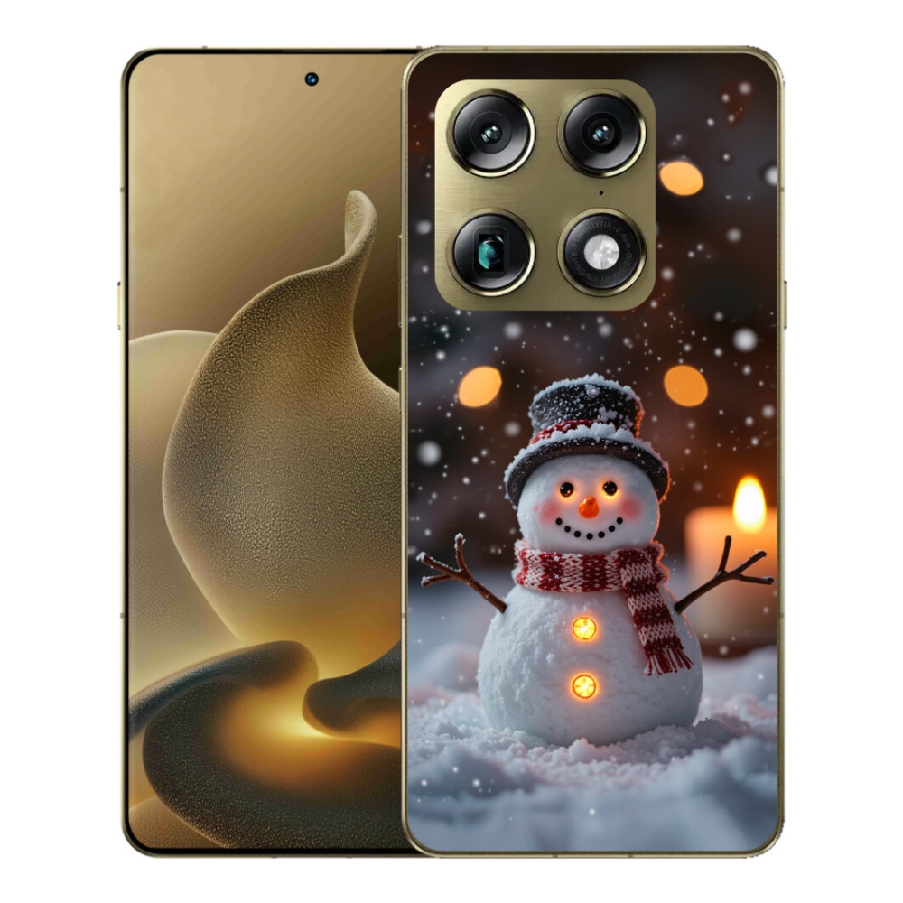mmCase gél tok a Motorola Signature-hez – vidám hóember