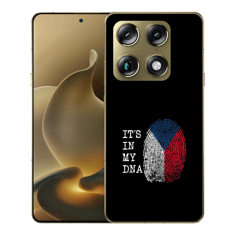 mmCase gél tok a Motorola Signature-hez – zászló, ujjlenyomat, fekete háttér