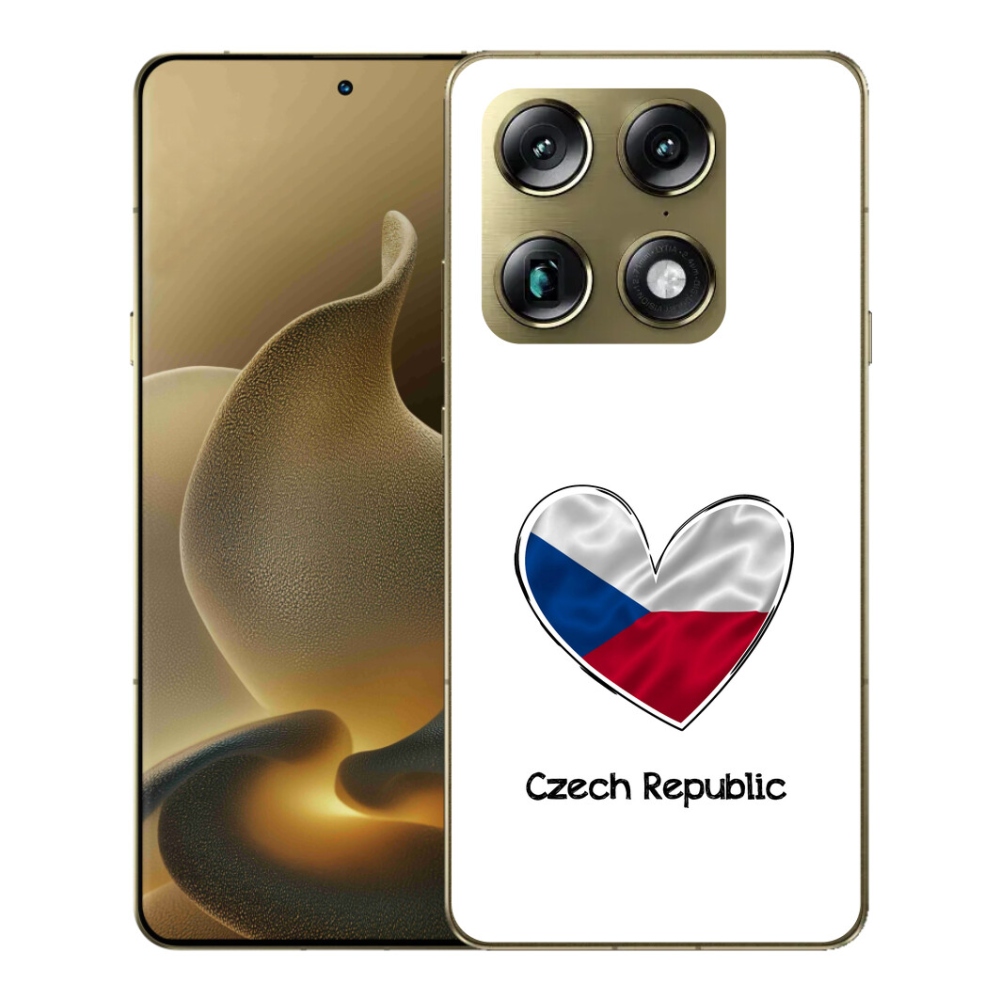 mmCase gél tok a Motorola Signature-hez – zászló, szív, fehér háttér