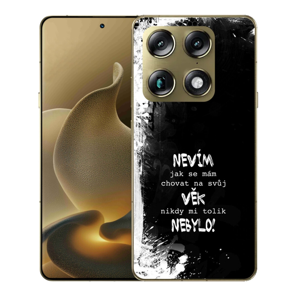 mmCase gél tok a Motorola Signature-hez – vicces felirat, 14 fekete háttér