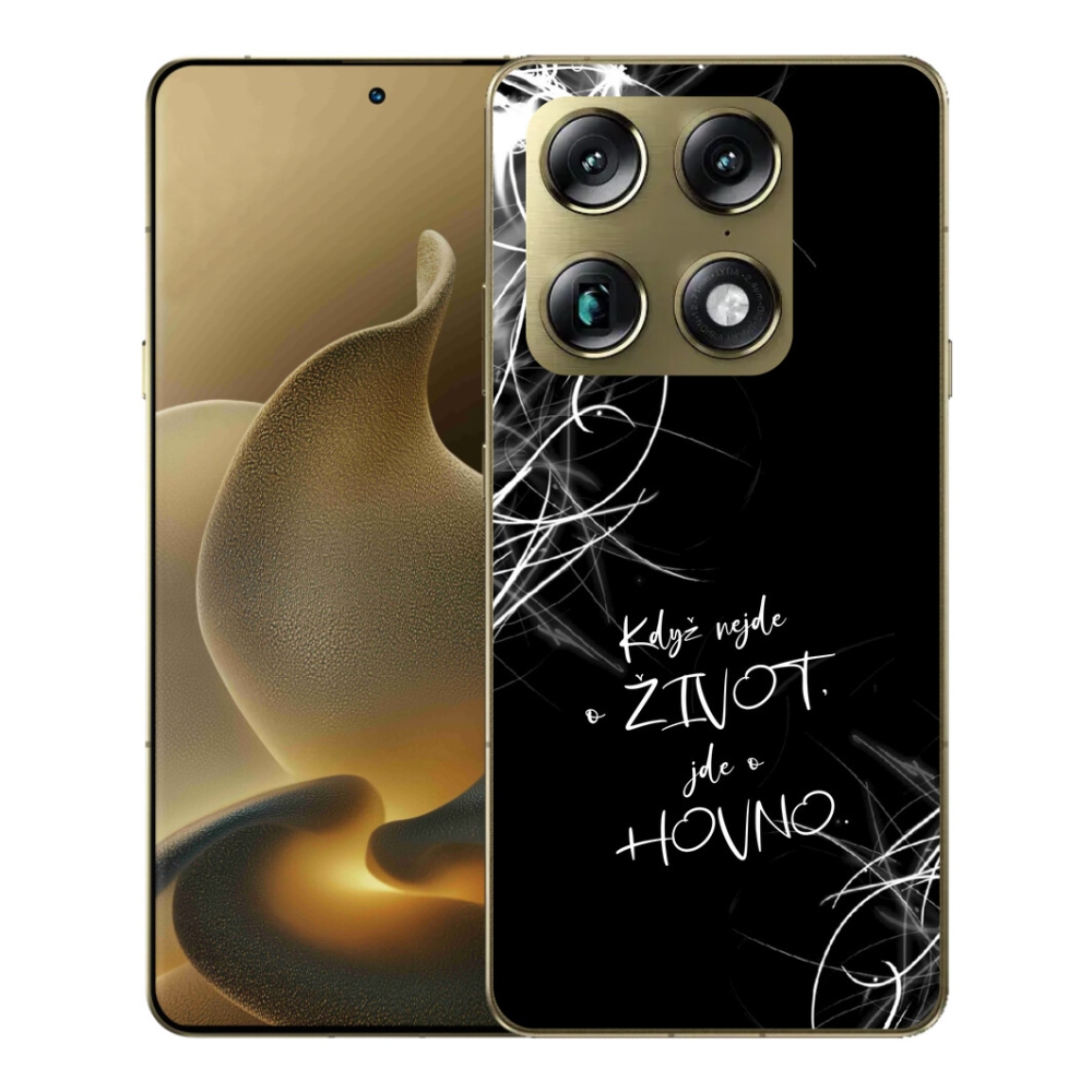 mmCase gél tok a Motorola Signature-hez – vicces felirat, 16 fekete háttérrel