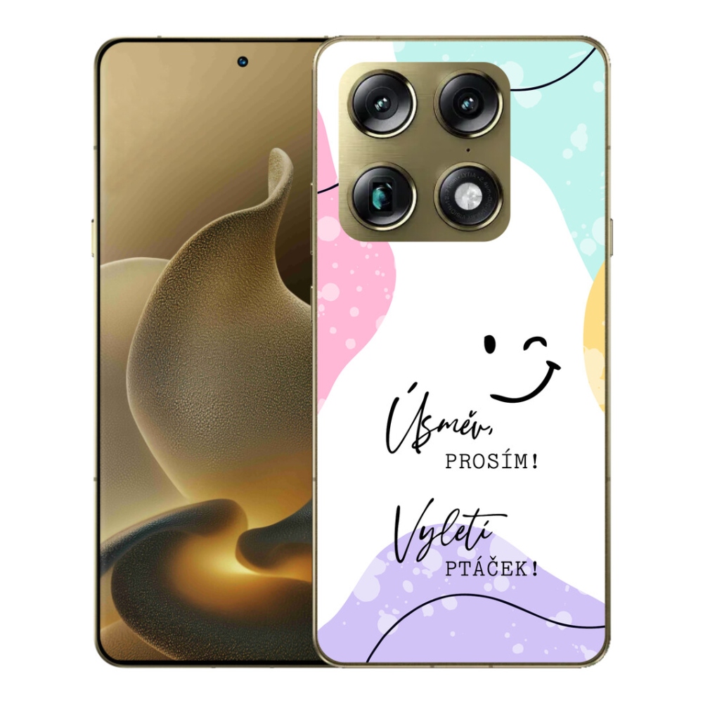 mmCase gél tok a Motorola Signature-hez – vicces felirat, fehér háttér