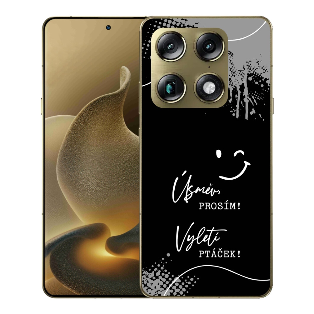 mmCase gél tok a Motorola Signature-hez – vicces felirat, fekete háttér