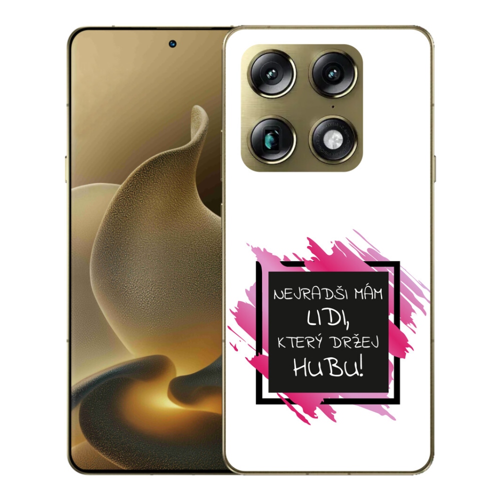 mmCase gél tok a Motorola Signature-hez – vicces felirat, fekete-fehér háttér