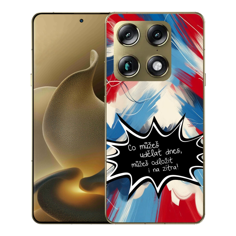 mmCase gél tok a Motorola Signature-hez – vicces felirat, fekete háttér